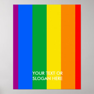 Pôster GLBTQI orgulhoso
