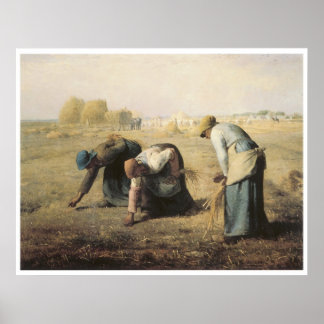 Pôster Gleaners, 1857 Jean-Francois Millet