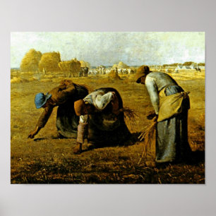 Pôster Gleaners de Jean-Francois Millet