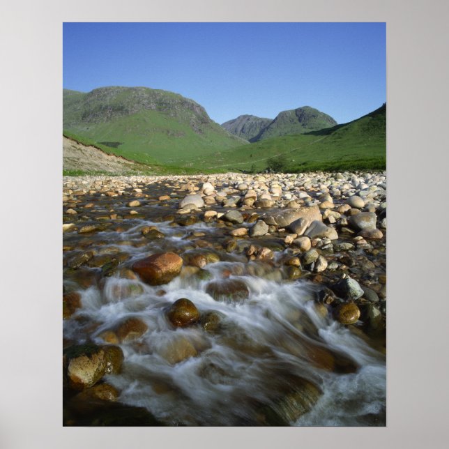 Pôster Glen Etive, Highlands, Escócia 2 (Frente)