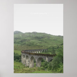 Poster Glenfinnan Viaduct, Scotland Viagem Trabalho de ar
