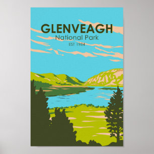 Poster Glenveagh National Park Ireland Lough Veagh Viagem