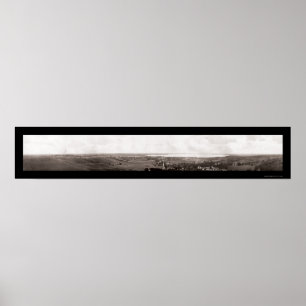 Pôster Glenwood MN Panorama Photo 1913