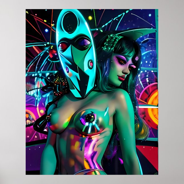 Poster Glitch Dream-Streaming the Old Gods (Frente)