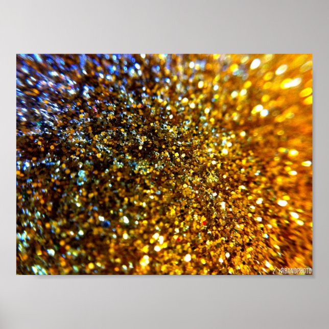 Poster Glitter/Abstrato (Frente)