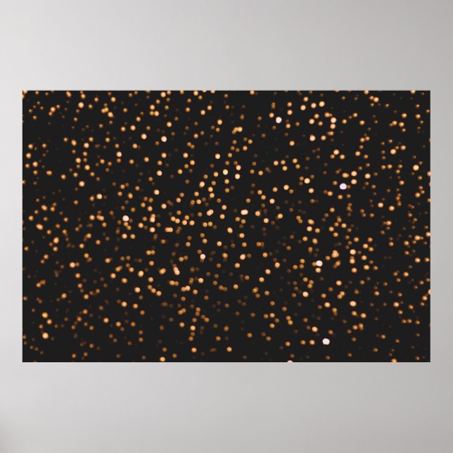 Poster Glitter background gold texture (Frente)