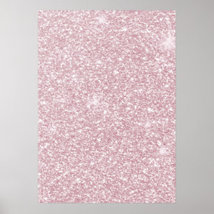 Poster Glitter cintilante cintilante rosado e brilhante a