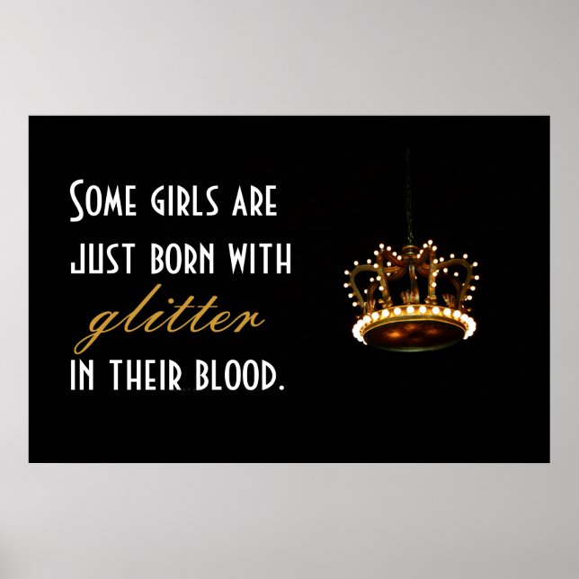 Poster Glitter Crown (Frente)