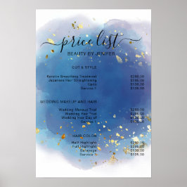 Poster Glitter de Glam Moderno de Script de Assinatura Ho