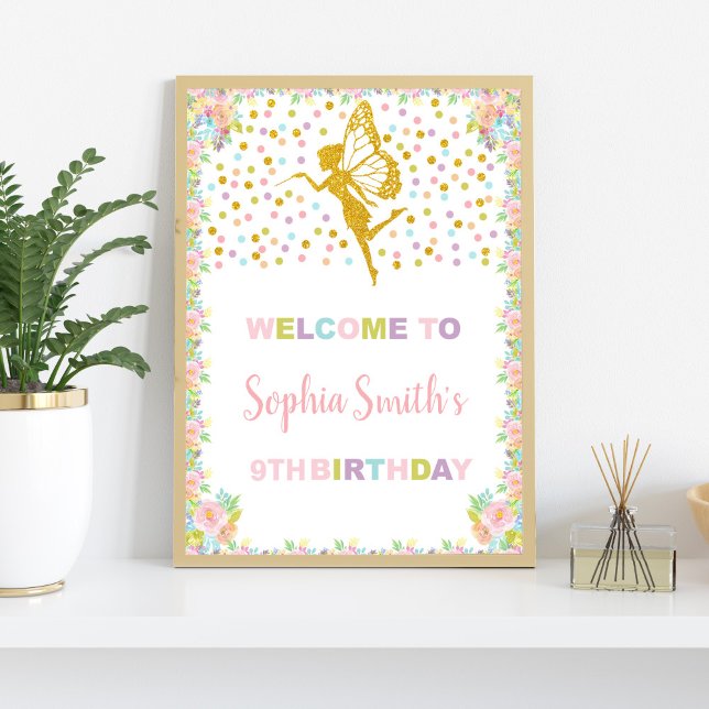 Poster Glitter Fairy Welcome signs (Glitter Fairy Welcome signs)