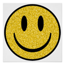 Glitter Smile Face