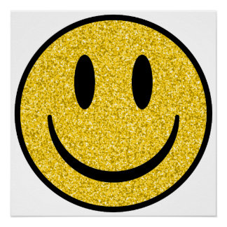 Pôster Glitter Smile Face