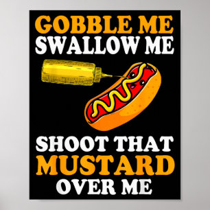Poster Glizzy Gobbler Engraçado Glizzy Meme Amante de Cac