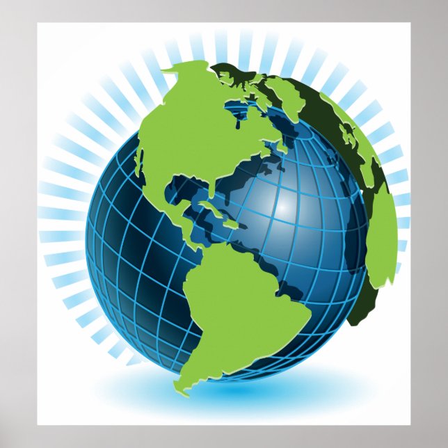 Poster Globo Verde (Frente)