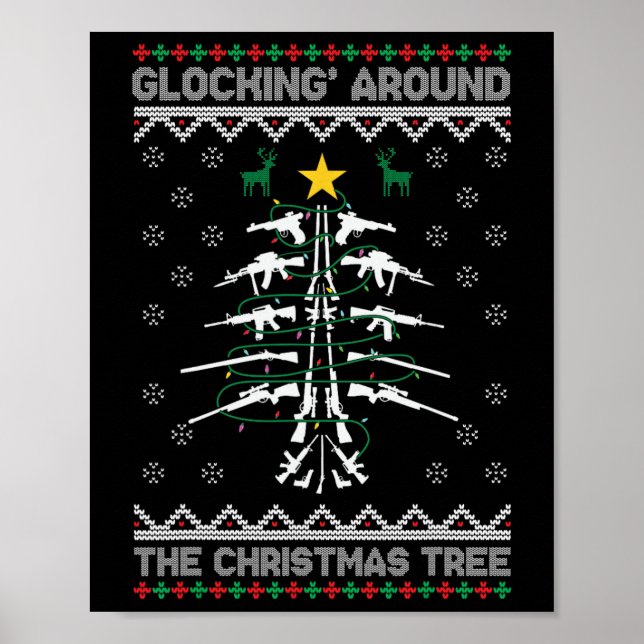 Poster Glocking Around The Christmas Tree Ugly Christmas  (Frente)