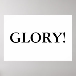Poster Glória!