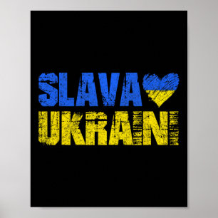 Poster Glória à Ucrânia