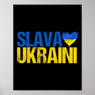 Poster Glória à Ucrânia