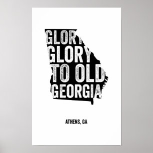 Poster Glória da glória (preto)
