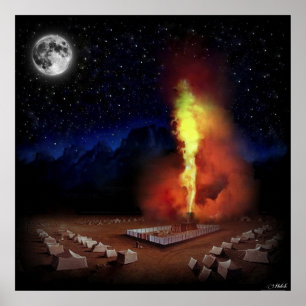 Poster Glória de Shekinah do deus