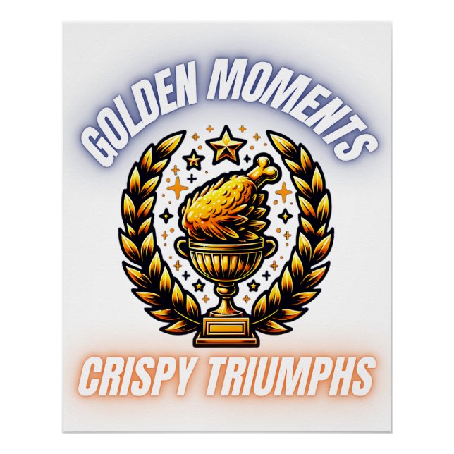 Pôster Glória de troféu de frango Ouro (Frente)