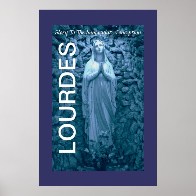 POSTER GLÓRIA PARA A CONCEPÇÃO IMACULADA (Frente)