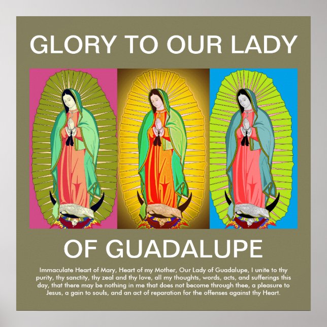PÔSTER GLÓRIA PARA GUADALUPE (Frente)