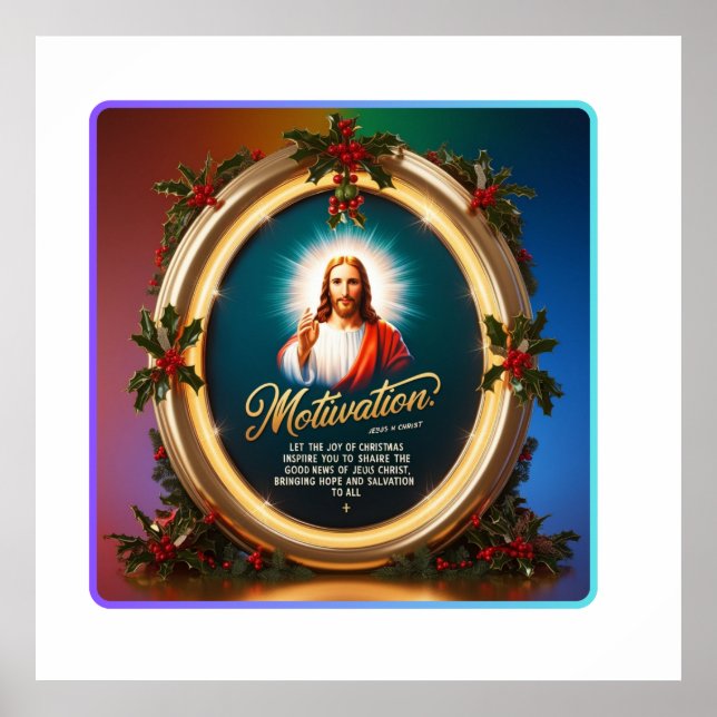 Poster Glória Radiante: A Alegria do Natal e da Salvação (Frente)