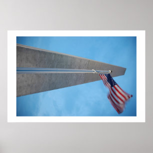 Pôster Glória velha e monumento de Washington