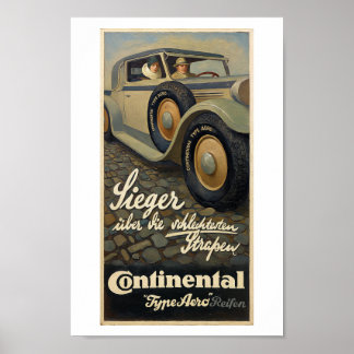 Poster glorioso ANÚNCIO ALEMÃO EM CORES CHEIAS c1935