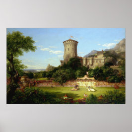 Poster Glorioso Passado (Joust Medieval) (Arte Vintage)