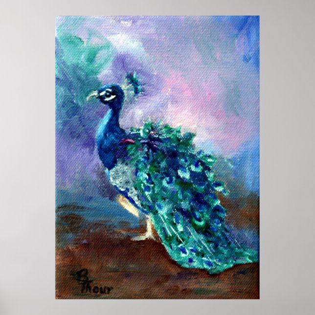 Poster Glorioso Peacock II (Frente)