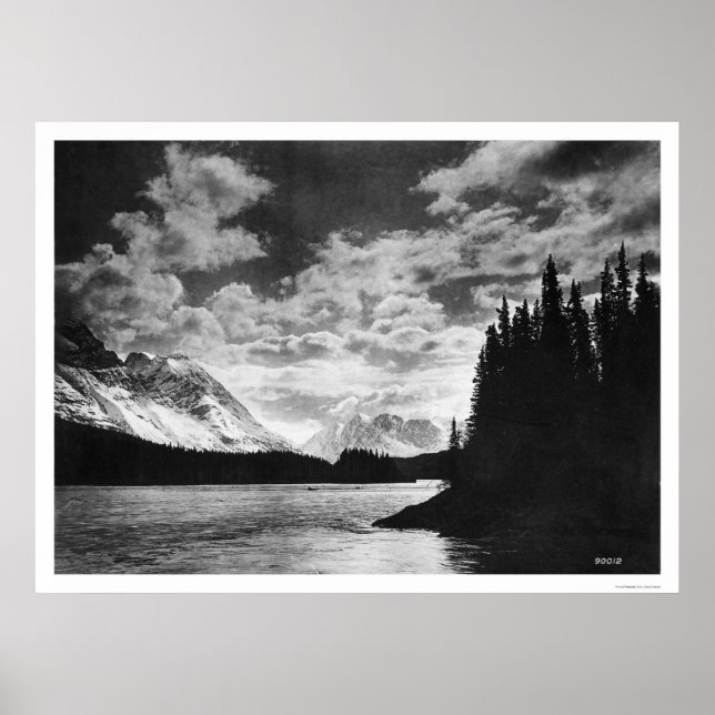 Pôster Glorious Alaska Mountain 1920 (Frente)