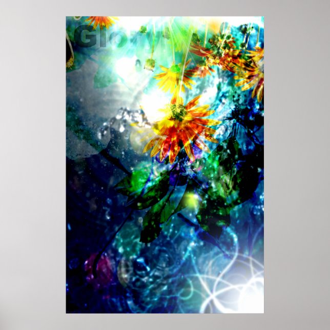 Pôster Glory Down (Abstrato Art Poster) (Frente)
