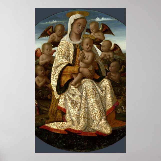 PÔSTER GLORY TO JESUS AND MARY (Frente)
