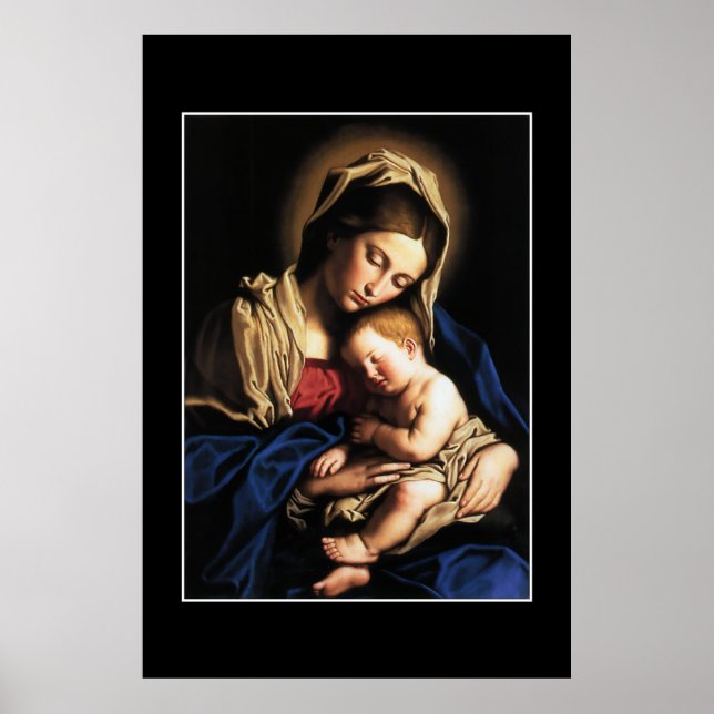POSTER GLORY TO JESUS AND MARY (Frente)