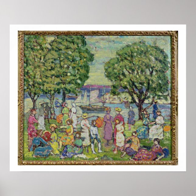 Pôster Gloucester Harbor (petróleo na canvas) (Frente)