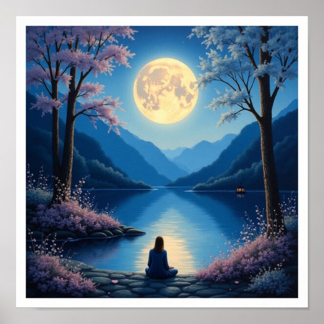 Poster Glow-In-The-Dark Acrylic Paintings! 🎨🌟  (Frente)