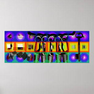 Pôster GMT 24 Heures Project Pop Frames 2 P