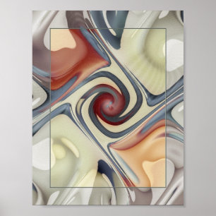 Poster Gnarly azul