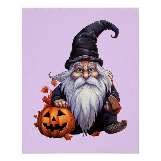 Pôster Gnom gnome Halloween (Frente)