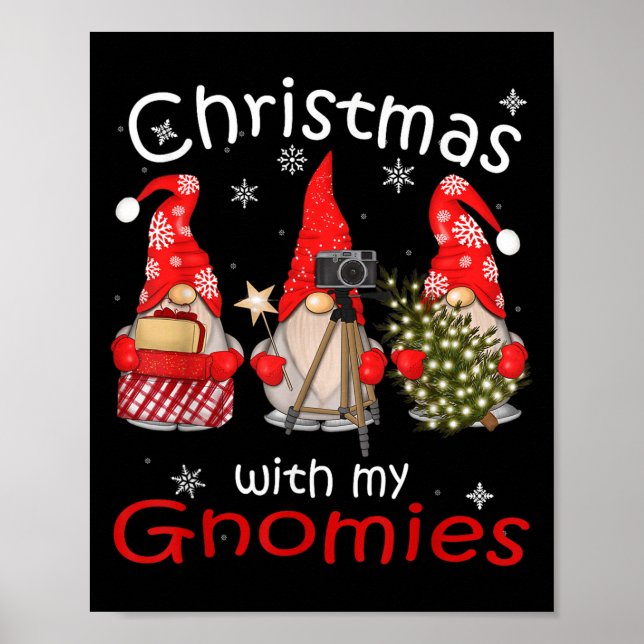 Poster Gnome dá presentes Engraçados Camisas de Natal da  (Frente)