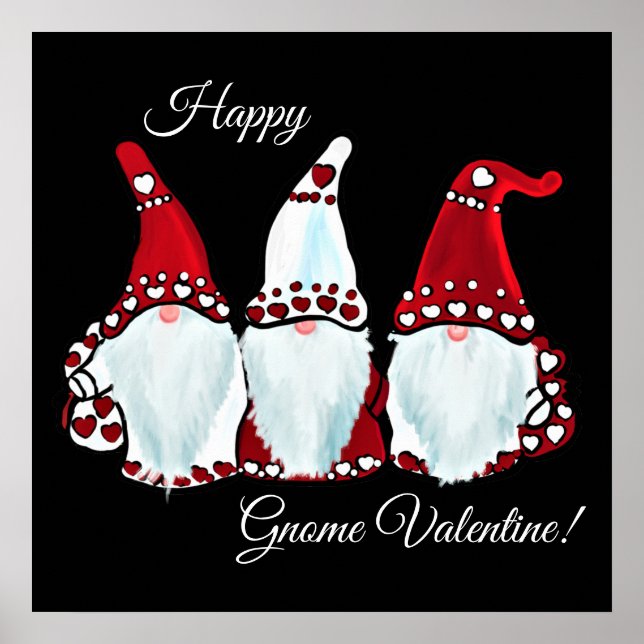 Poster Gnome do Dia dos Namorados  (Frente)