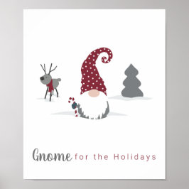 Poster Gnome e Reindeer - design do tomate escandinavo