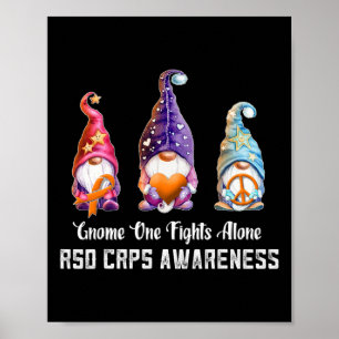 Poster Gnome Ninguém luta contra a consciência RSD CRPS s