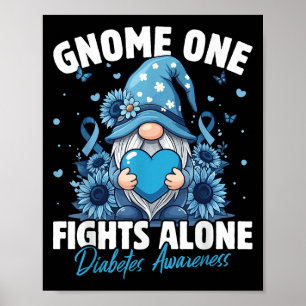 Poster Gnome One combate sozinho a consciência da diabete
