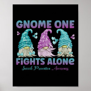 Poster Gnome One combate sozinho os anões de prevenção do