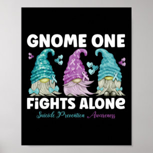 Poster Gnome One combate sozinho os anões de prevenção do