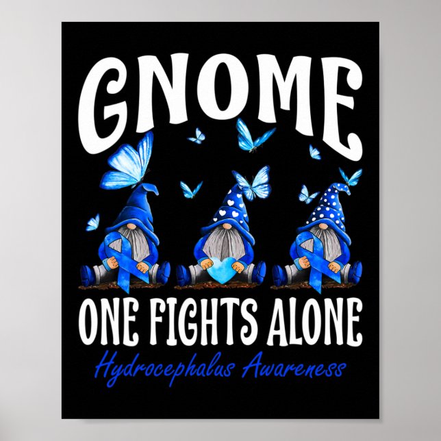Poster Gnome One luta sozinho contra a consciência hidroc (Frente)