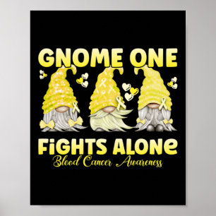Poster Gnome One luta sozinho contra o Cancer amarelo de 